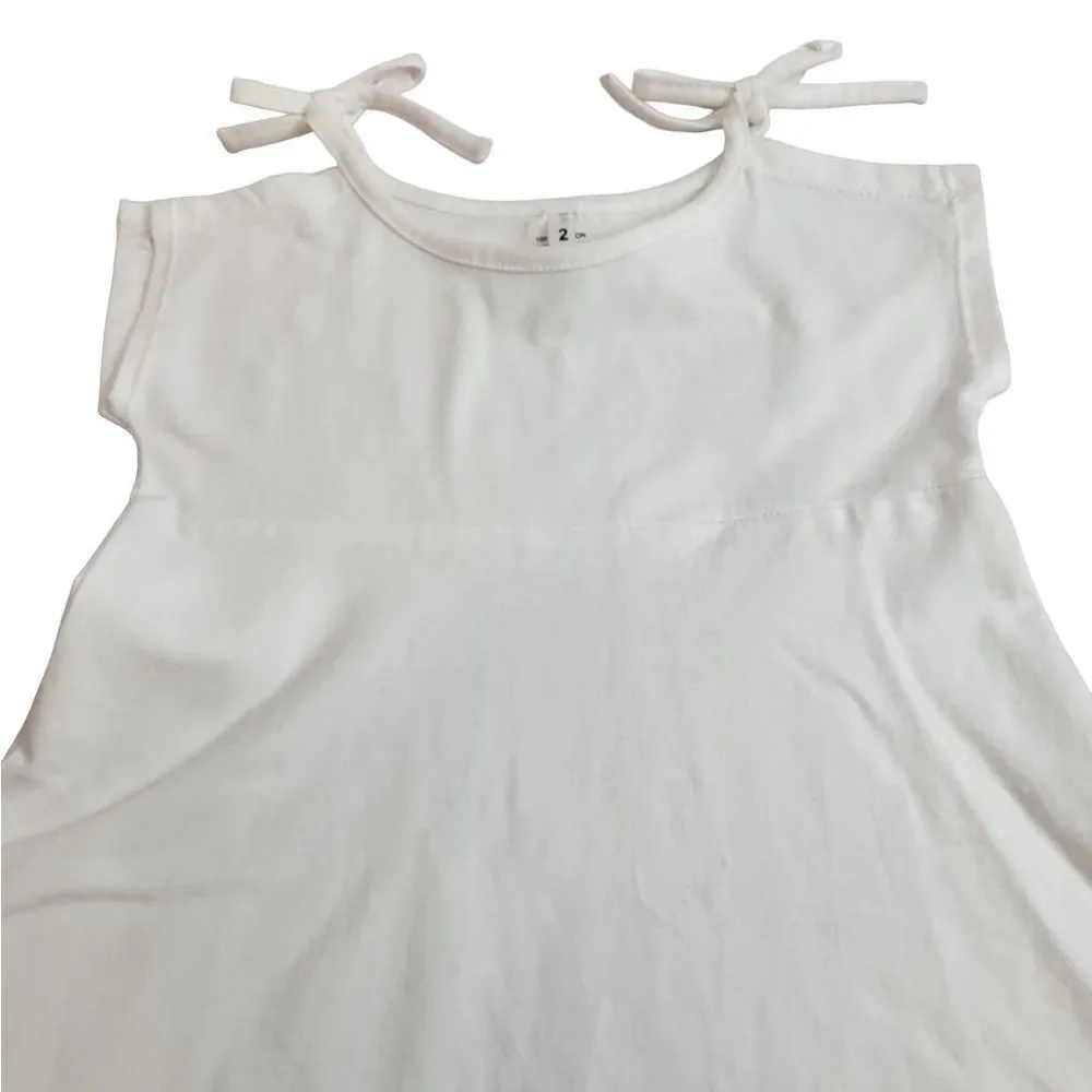 Sundress white 2t